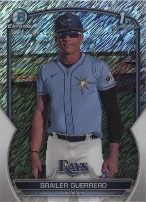 2023 Bowman Chrome Prospects Shimmer Refractor BCP240 Brailer