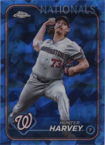 2024 Topps Chrome Update Series Sapphire Edition - Hunter Harvey #USCS101