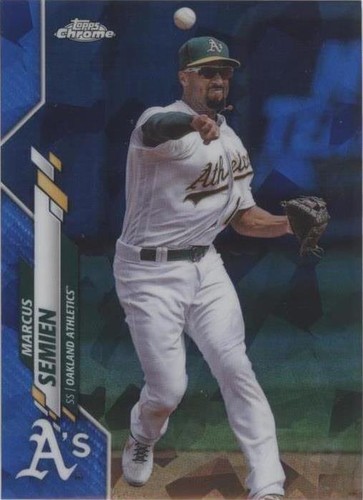 2020 Topps Chrome Sapphire Edition - Marcus Semien #366