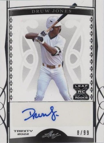 2022 Leaf Trinity - Druw Jones #BA-DJ1