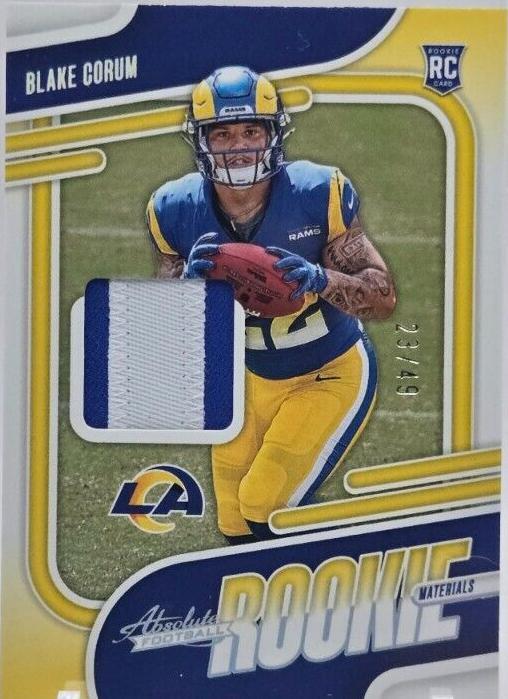 2024 Panini Absolute - Absolute Rookie Materials Blake Corum #ARM-BCM ...