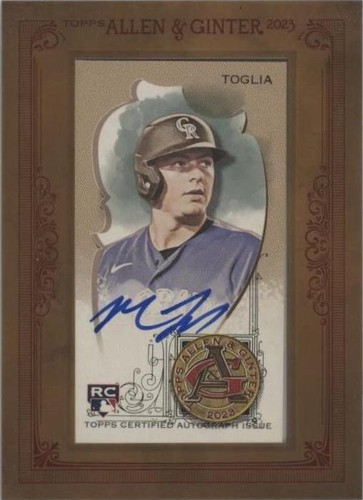 2023 Topps Allen & Ginter - Michael Toglia #MA-MT