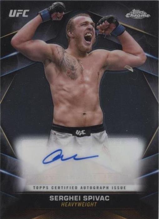 2024 Topps Chrome UFC - Serghei Spivac #CVA-SSP