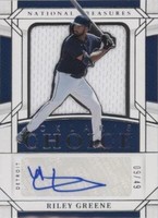 2022 Panini National Treasures - Riley Greene #EC-RG