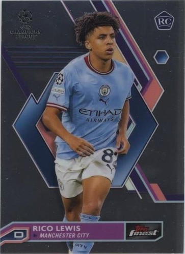 2022-23 Topps Finest UEFA Club Competitions Rico Lewis #125