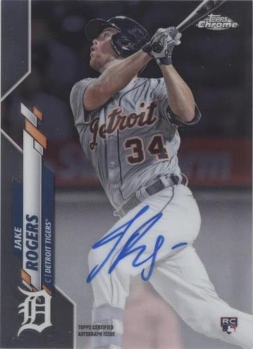 2020 Topps Chrome - Jake Rogers #RA-JR
