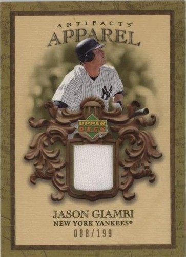 2007 Upper Deck Artifacts - Jason Giambi #MLB-JG