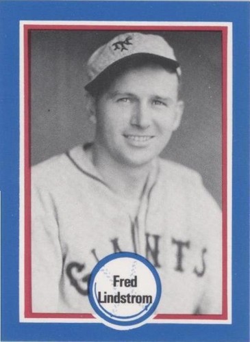 1976 Shakey's Baseball's Hall of Fame - Freddie Lindstrom #156