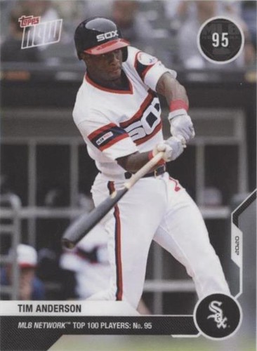 2020 Topps Now MLB Network Top 100 Players - Tim Anderson #MN95