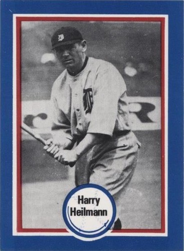 1976 Shakey's Baseball's Hall of Fame - Harry Heilmann #61