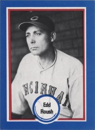 1976 Shakey's Baseball's Hall of Fame - Edd Roush #90
