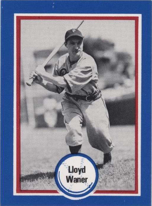 1976 Shakey's Baseball's Hall of Fame - Lloyd Waner #107