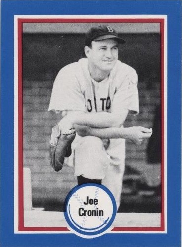 1976 Shakey's Baseball's Hall of Fame - Joe Cronin #80