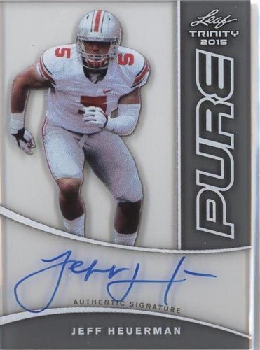 2015 Leaf Trinity Jeff Heuerman #PA-JH1