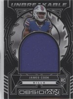 2022 Panini Obsidian James Cook #UM-JCO