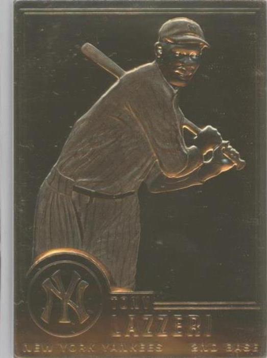 1995-10 Danbury Estado perfeito ouro 22K - Tony Lazzeri #104