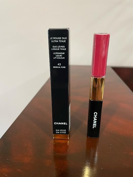 口紅 CHANEL LE ROUGE DUO ULTRA TENUE 43 CHANEL LE ROUGE DUO COLOUR #43 SENSUAL ROSE ULTRA TENUE
