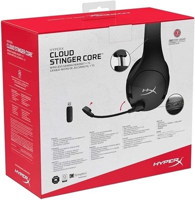 HyperX Cloud Stinger Core Wireless Gaming Headset for PC - Black...