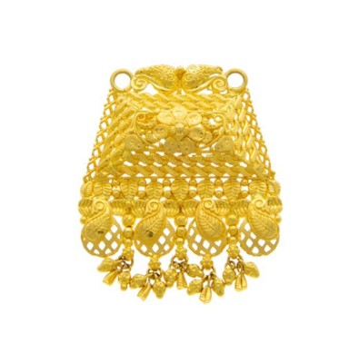 22K/18K Real Certified Fine Yellow Gold Beautiful Mangalsutra Pendant