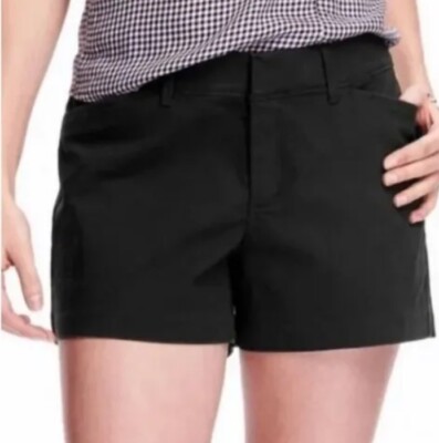 Old Navy Pixie Shorts Size 4 Black Chino