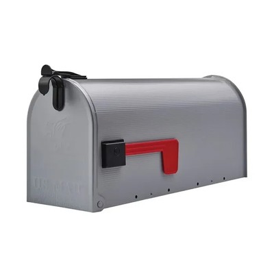 GIBRALTAR MILLSTONE MAILBOX T1S00S00 GRAY GALVANIZED STEEL MEDIUM CAPACITY POST