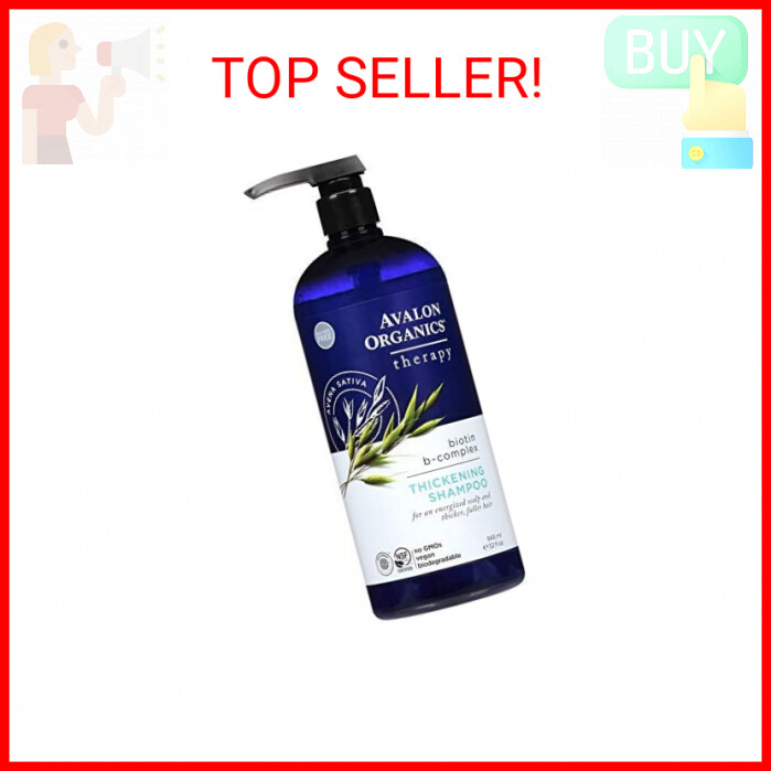 Avalon Organics Therapy Thickening Shampoo, Biotin B-Complex, 32 Oz