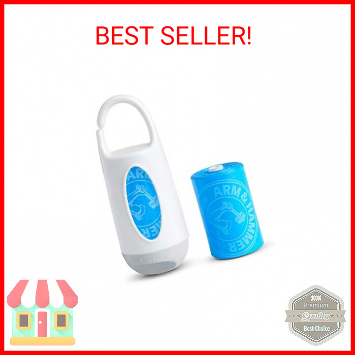 Bag Dispenser And 24 Diaper Disposal Bags