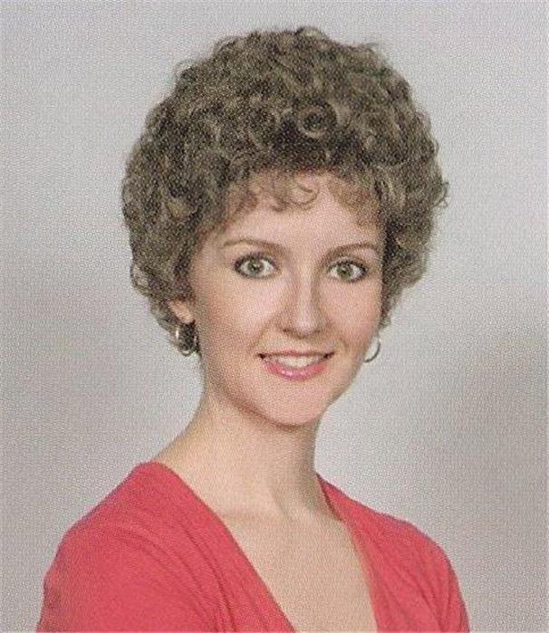 Gray Salt Pepper Short Curly Wig Crystal Wigs Ebay