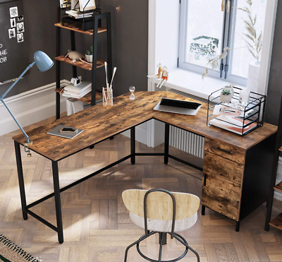 L shaped 2024 narrow desk