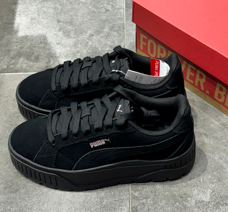 スニーカー PUMA Men Sneakers 402273 01 Black Mostro Leather Sneakers | PUMA