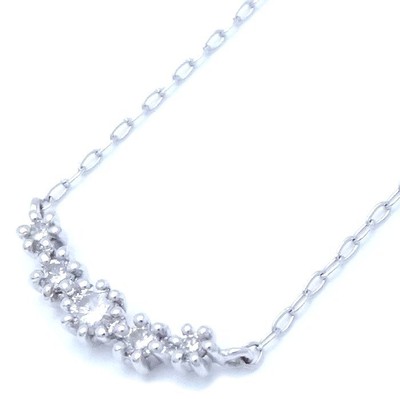fdcp 4  Diamond 18K White Gold Necklace /292019