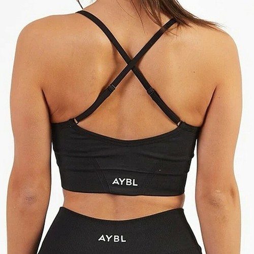 Aybl Motion Seamless Sports Bra Schwarz Größe S NEU