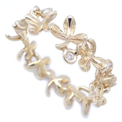 fdcp 4  18K Yellow Gold ring Diamond Size 4.5 /292058