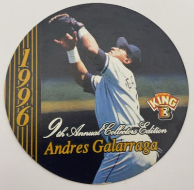 1996 King B Collector's Edition Disc - (#13 of 24) - Andres Galarraga - Rockies