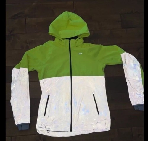 EXCELLENT RARE M Nike Shield Flash Reflective Running Jacket