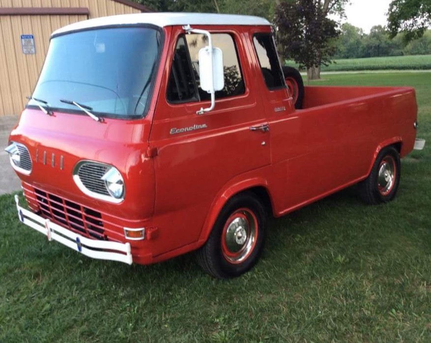 Rare 1965 Ford Econoline Pickup 5 Window Custom Cab Truck