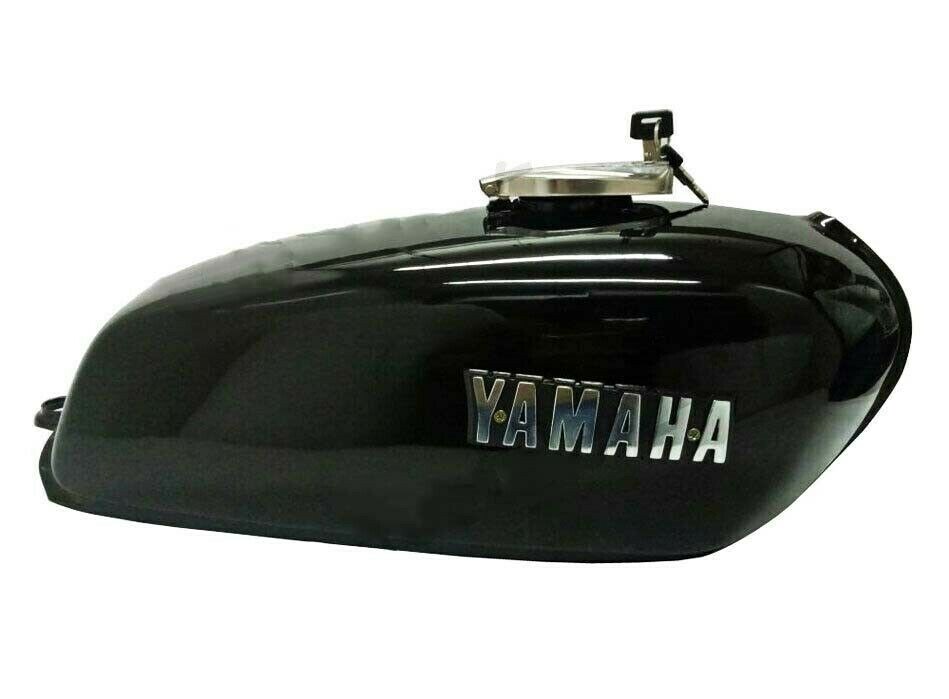 Yamaha RX100 RX125 Petrol Fuel Gas Tank With Chrome LID Cap & Side Panels  