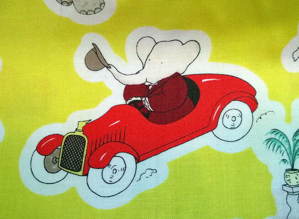 Babar the Elephant 100% Cotton 44 