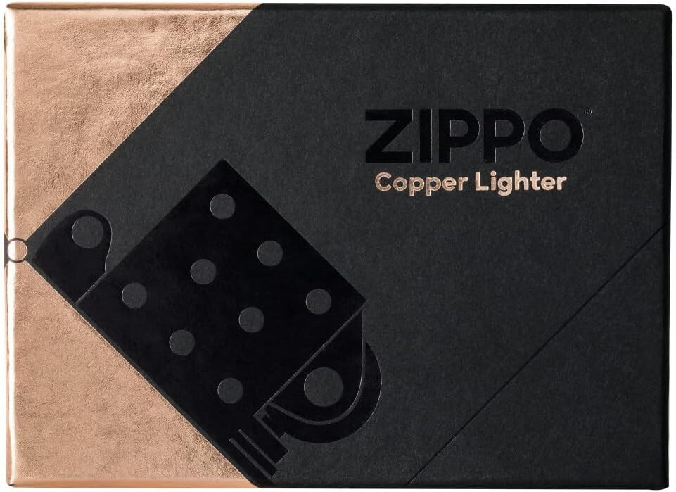 Zippo Limited Edition Solid Copper with Black Plated Insert 48107