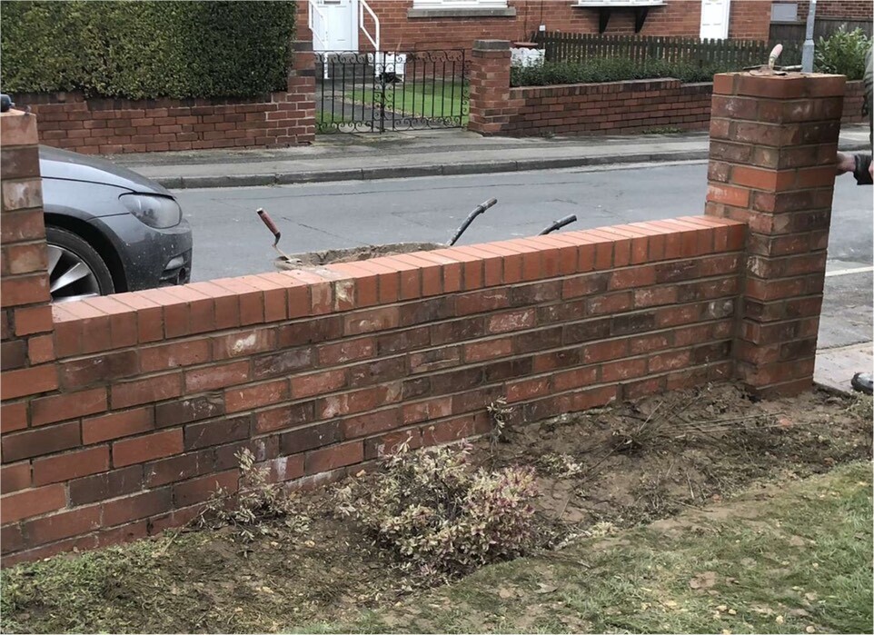 Bricklayer available for brick & block walls in Rothwell, West