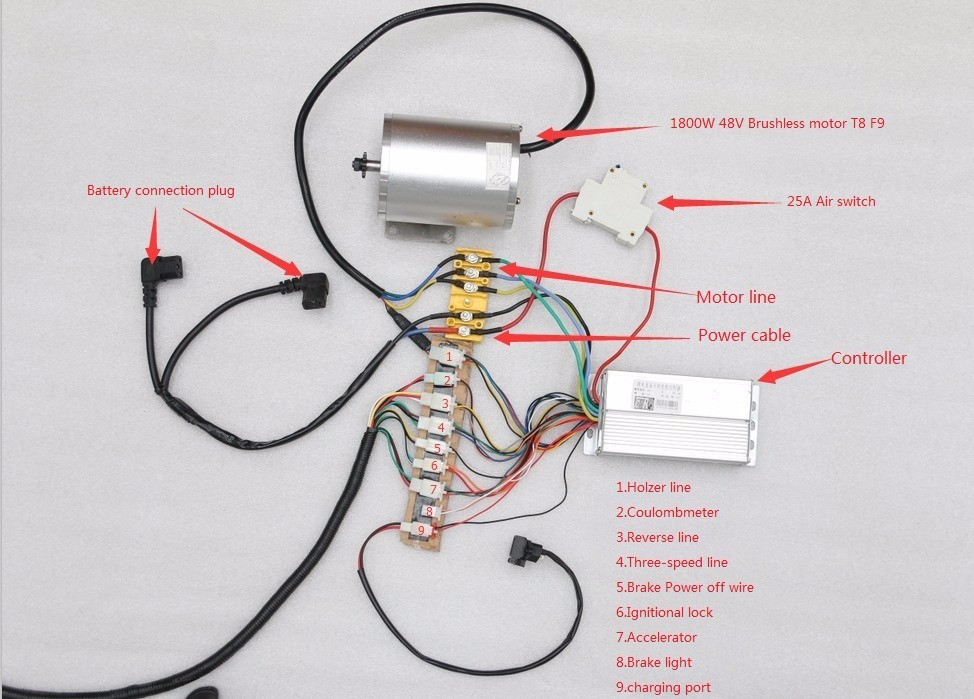 Ebike Throttle Wiring Diagram : E Bike Wiring Diagram | Ebike, Electric