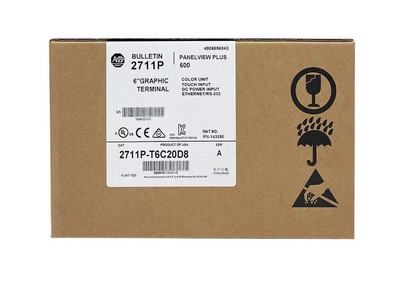 2711P-T6C20D8 PanelView Plus 6 Graphic Terminal 2711PT6C20D8