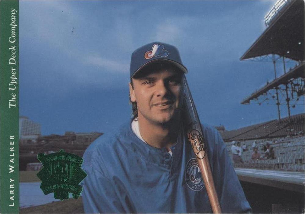 1994 Upper Deck Iooss Collection All-Star Jumbos - Larry Walker Marquis Grissom #28