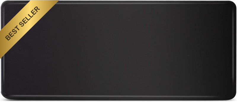 5x12in Coffee Tamper Mat NBR Rubber Waterproof Heat Resistant Barista Pad Black