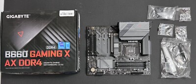 As-is Untested GIGABYTE B660M GAMING X AX DDR4 LGA 1700 Intel Motherboard
