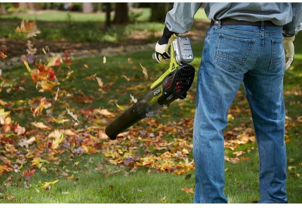 Ryobi One 18V Jet Fan Leaf Blower 100 MPH 280 CFM