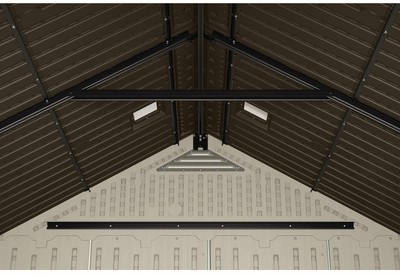 Suncast 7 x 7 Resin Storage Shed Multi-Wall Panel W/ Floor Options Door Latch