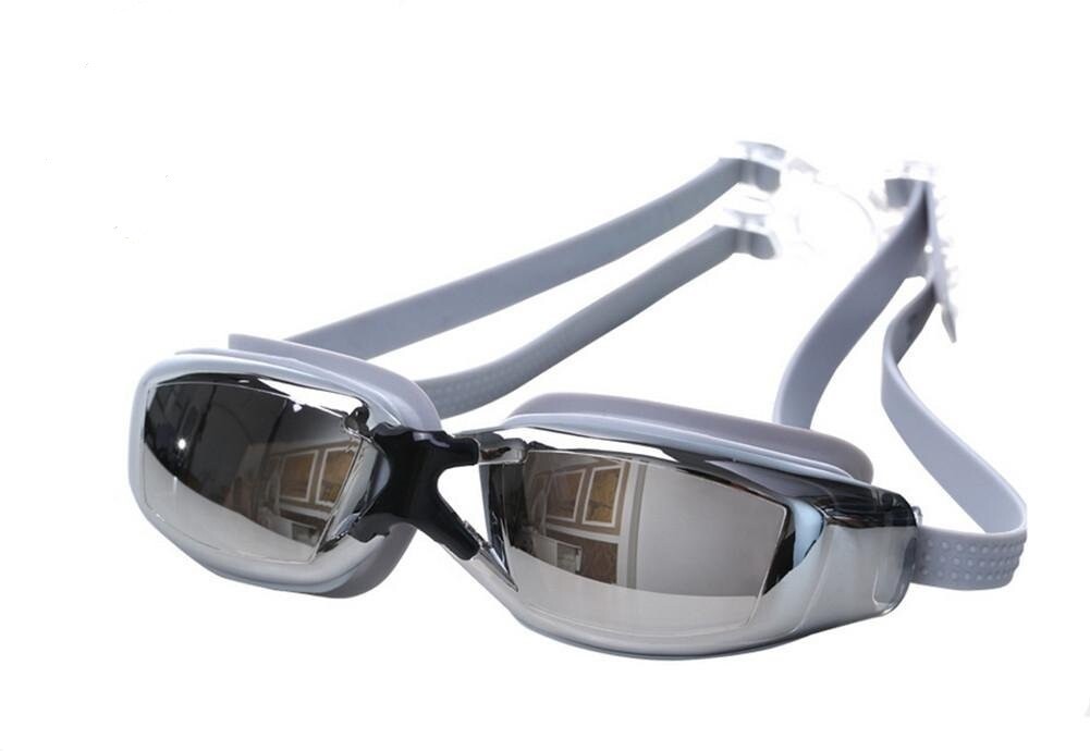 Adult Swimming Goggles - Anti-Fog, Anti-UV, Mirror Clear Vision Swim Glasses