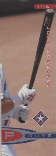 1998 Pinnacle Inside - Juan González Manny Ramirez Sammy Sosa #11-A