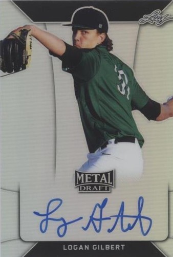 2018 Leaf Metal Draft - Logan Gilbert #BA-LG1